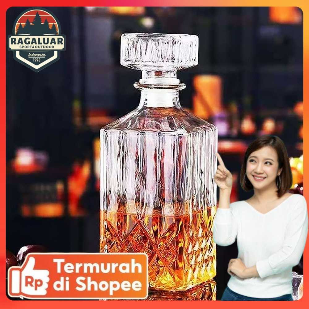 OEIEN Whisky Decanter Glass Bottle Liquor Scotch Luxury 950ml - EJ50HF