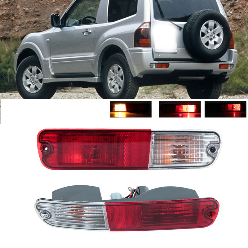 Rear Bumper Light Tail Light  For Mitsubishi Pajero Montero V73 V75 V77 2003 2004 2005 2006 2007 Ref