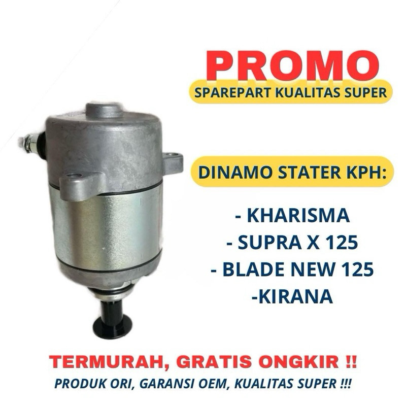 Dinamo Stater KPH Kharisma Supra X 125 Blade New 125 Kirana Motorcycle Sparepart Asli Foto Asli