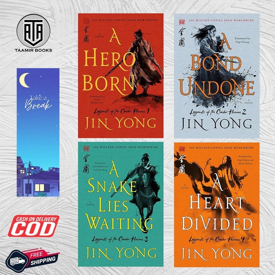 A Hero Born - A Bond Undone - A Snake Lies Waiting - Heart Divided By Jin Yong (English)