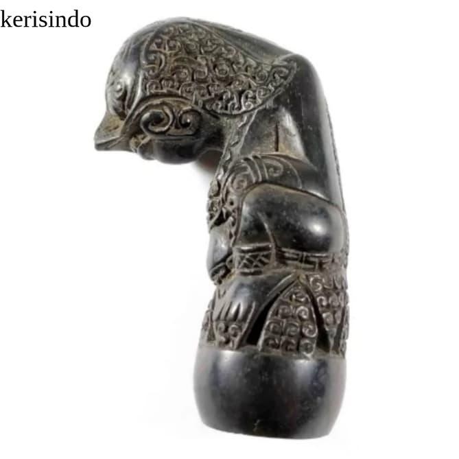 Handle Hulu Deder Gagang Keris Cirebon Model Ukiran Buto Bajang KI4