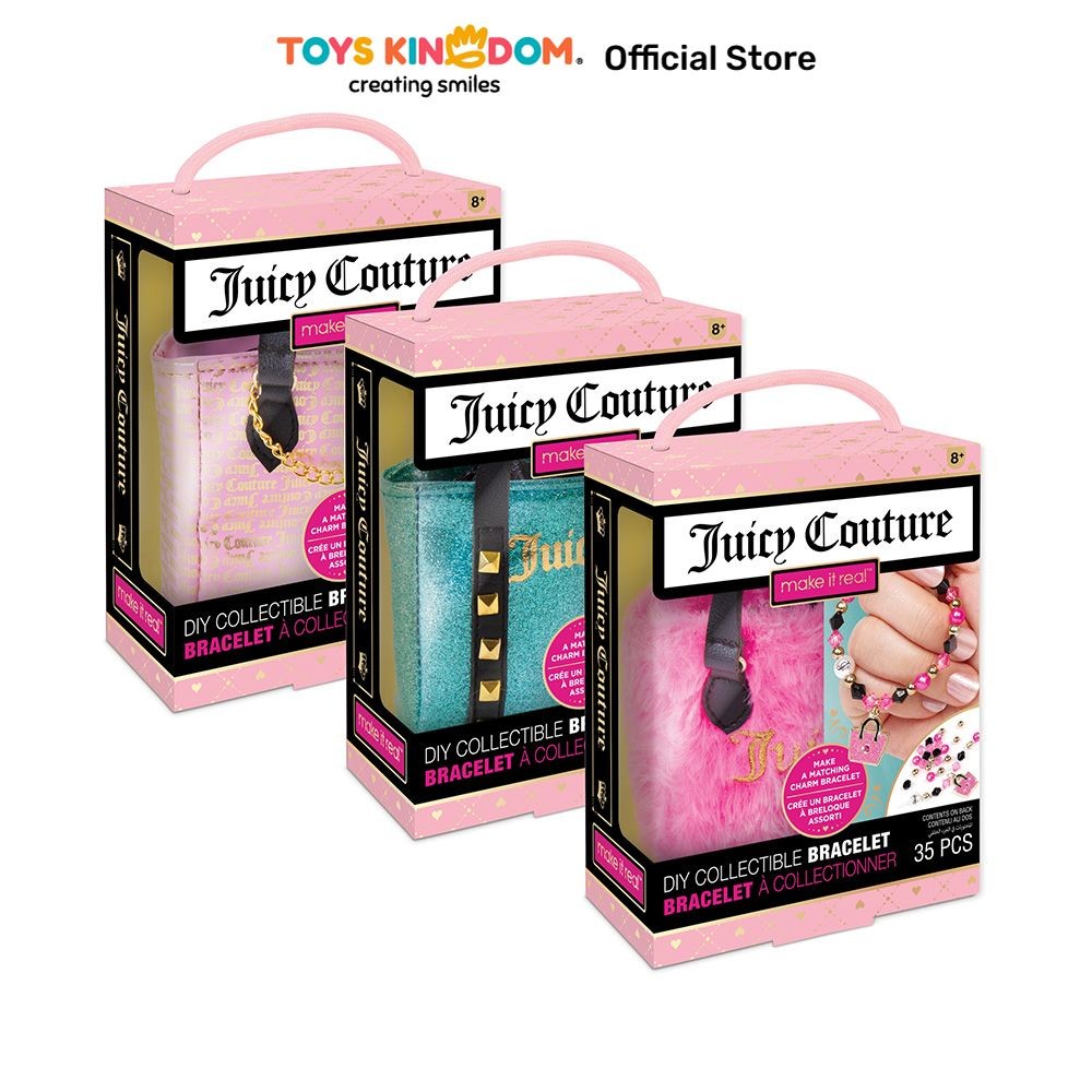 Toys Kingdom Make It Real Juicy Couture Luxury Bag Collectible Set 35 Pcs Random Kids Toy Girls Toys