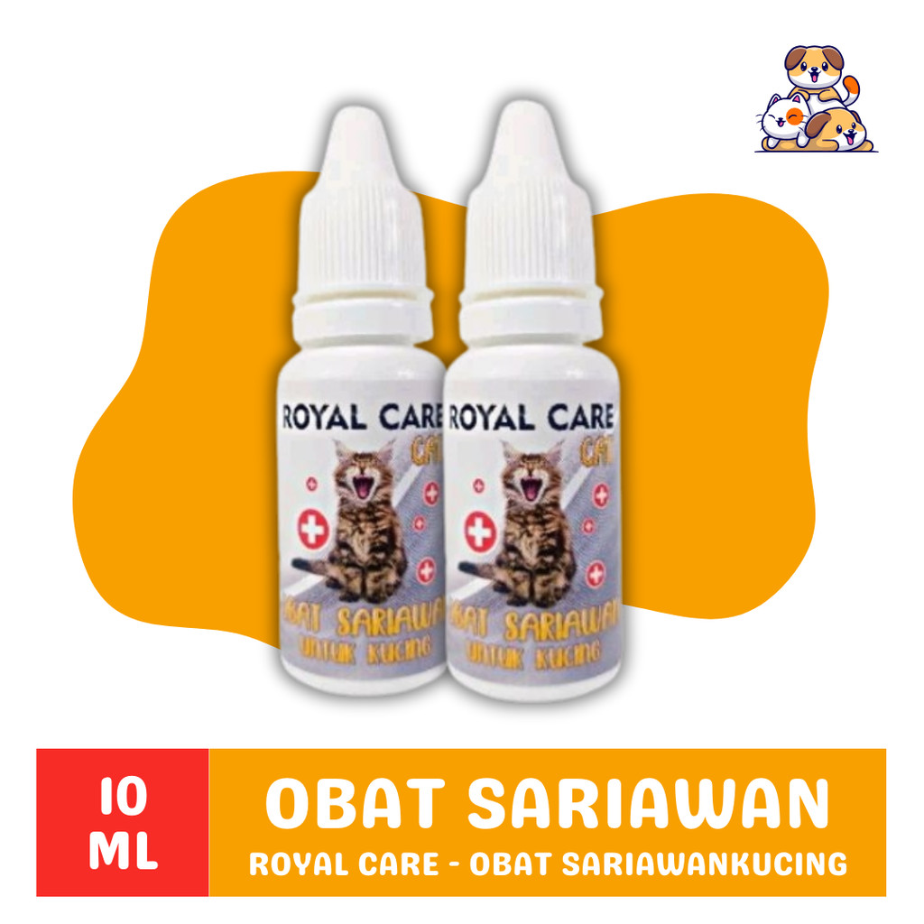 Royal Care Obat Sariawan & Bau Mulut Kucing 10 ML | Obat Tetes Sariawan Kucing
