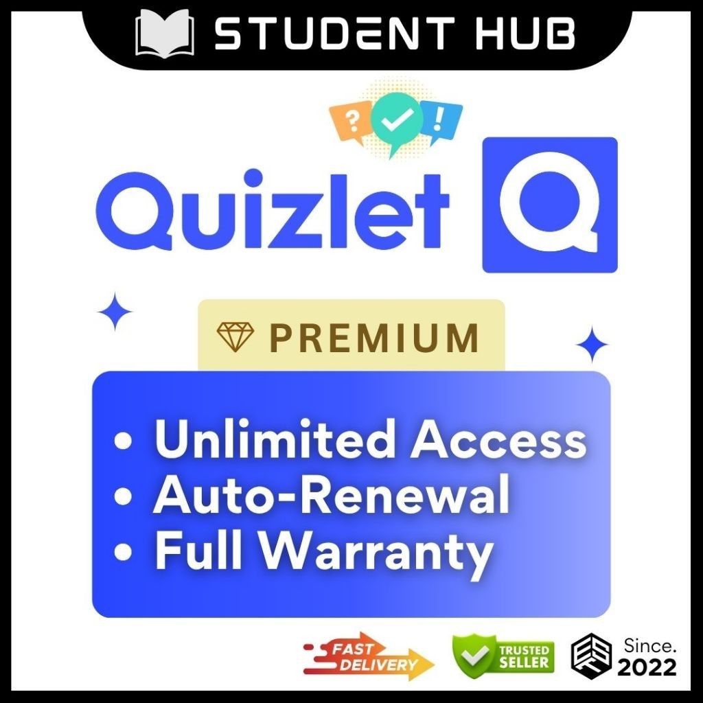 QUIZLET PLUS PREMIUM ORIGINAL ACCOUNT