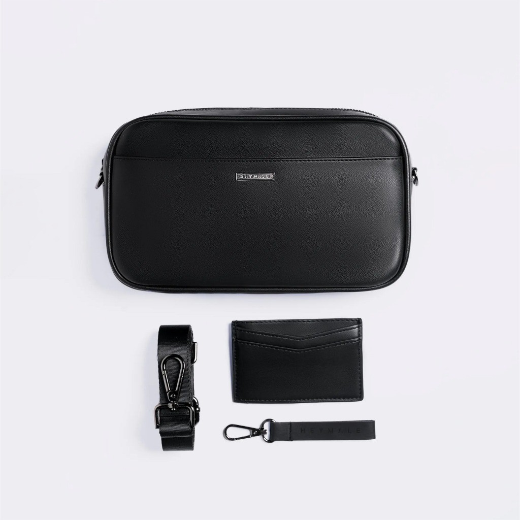 BAGINBRO Heymale Nu Copen Sling Bag Black Tas Selempang
