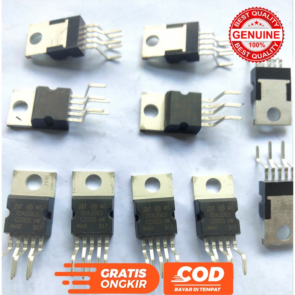 IC TRANSISTOR TDA 2003 TDA2003 ASLI ORIGINAL KUALITAS BAGUS