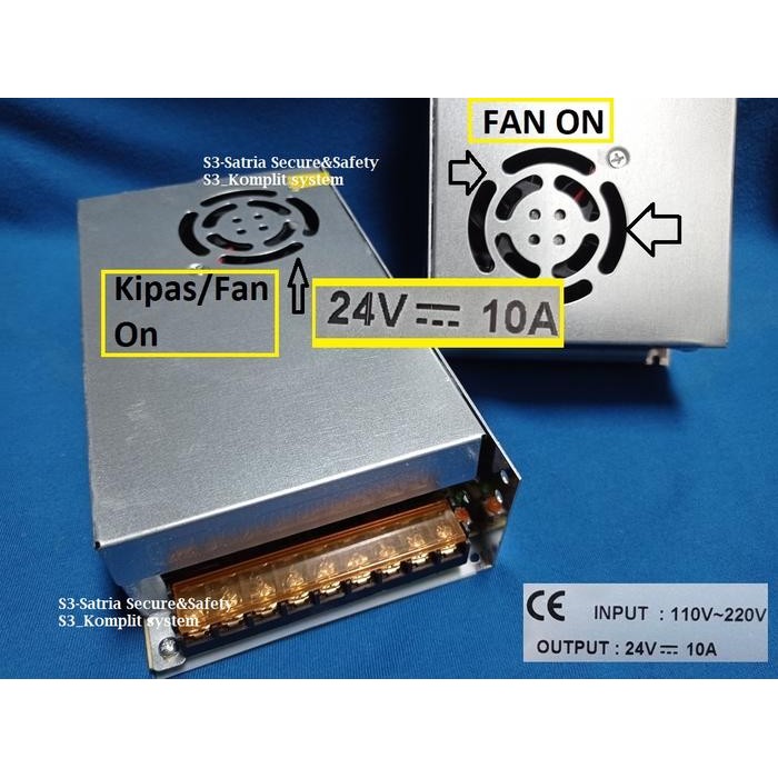 Power supply 24V 10A swicthing/ PSU 24Volt 10Ampere