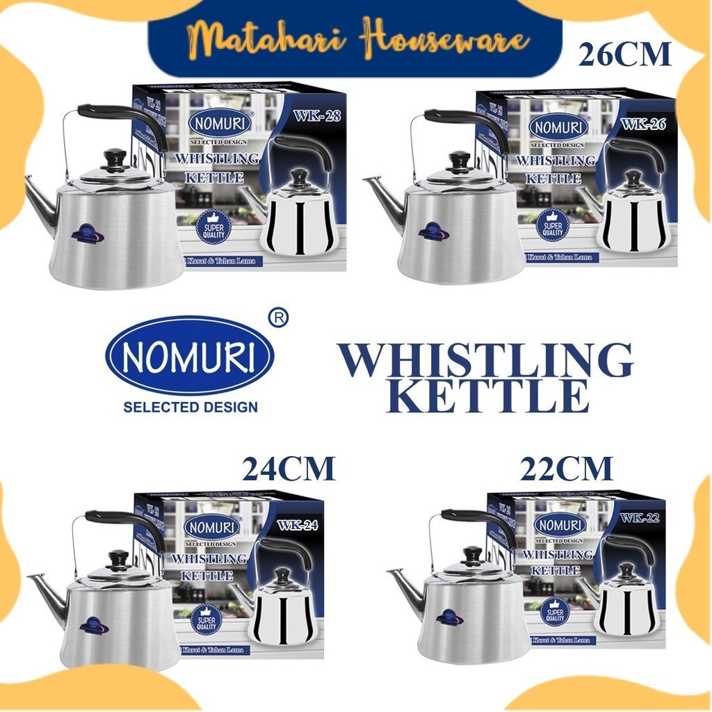 NINJA MEDAN - Teko Bunyi 4L 5L 6L 7L Ceret Siul WK Stainless Steel Nomuri PECAH BELAH