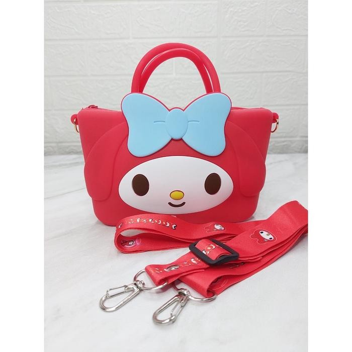 Silicon Bag - Tas Jelly Silikon Lampu Cantik Ukuran Besar (Muat HP besar) - Tas Anak dan Dewasa Tas 