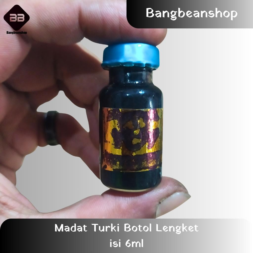 Menyan Madat Hitam Candu Turki Botol Lengket isi 6ml Wangi