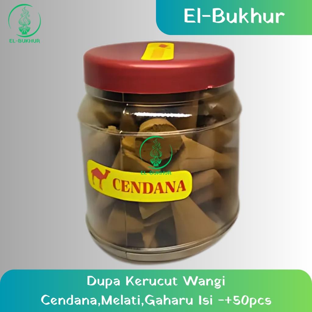 Dupa Kerucut Wangi Cendana Melati Gaharu Isi 50pcs Cap Onta
