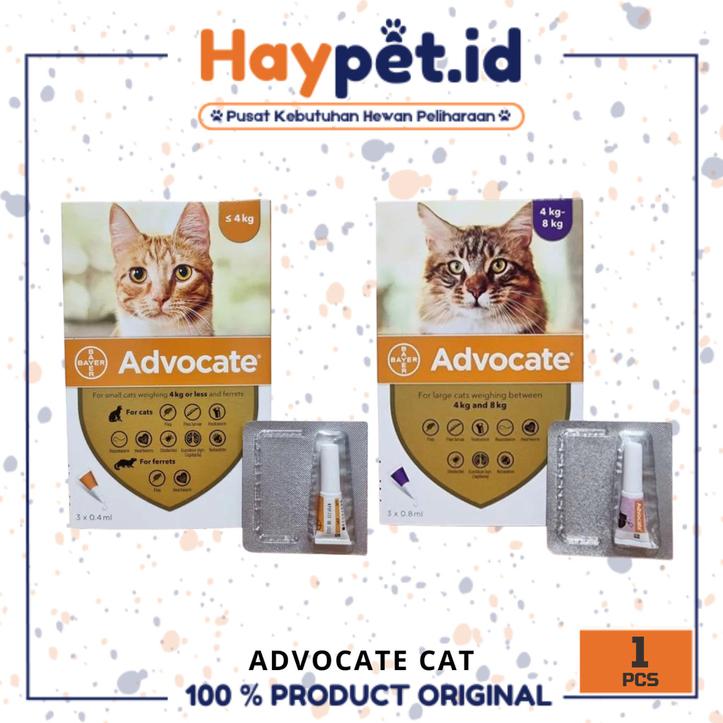 ADVOCATE Cat Elanco Obat Kutu Kucing Advocate