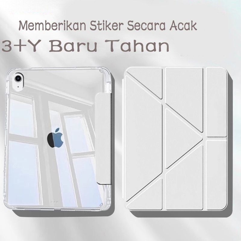 Ready StockLipat 3+Y Bentuk Y, Kualitas Terbaik Sarung iPad, Cocok untuk Air1 2 Gen 5 6 9.7 inci, 10