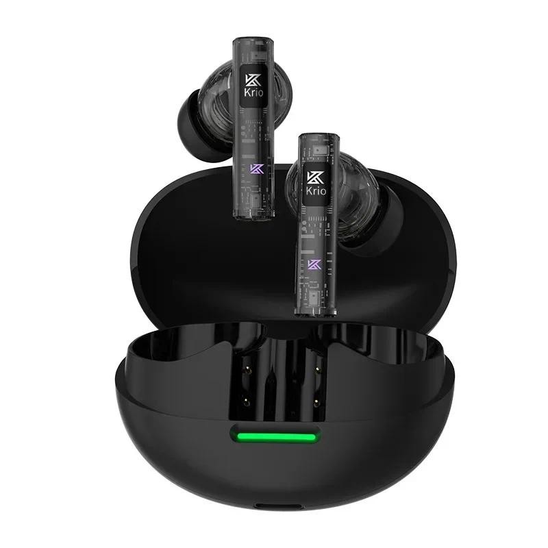 KZ Krio True Wireless Bluetooth Earphone Stereo 6 MIC Active Noise Canceling LDAC x APTX Low Delay E