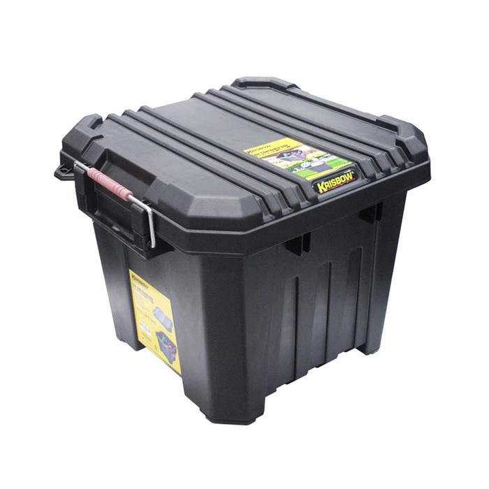KRISBOW 40.8X38.3X32.5 CM KOTAK PENYIMPANAN DENGAN TUTUP LRC30