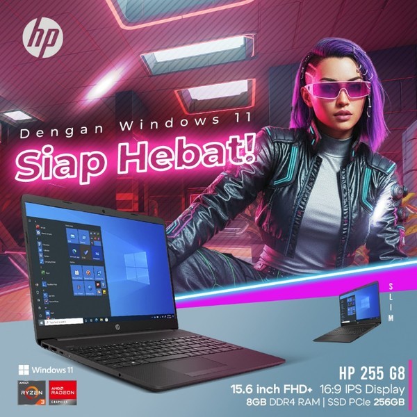 HP 255 G8 RYZEN 3 5300 8GB 256GB W11 15.6FHD