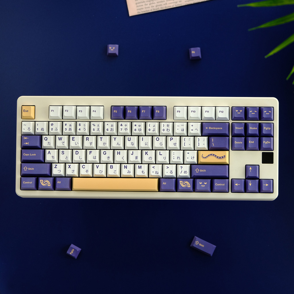129 Keys GMK Tako Keycaps Cherry Profile PBT Dye Sublimation Mechanical Keyboard Keycap English Japa