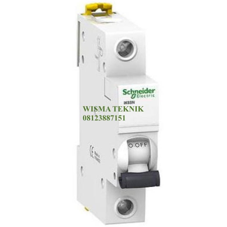 (BACA DESKRIPSI) MCB SCHNEIDER 1P 25 Amp SCHNEIDER 6KA NO REF A9K27125 iK60N