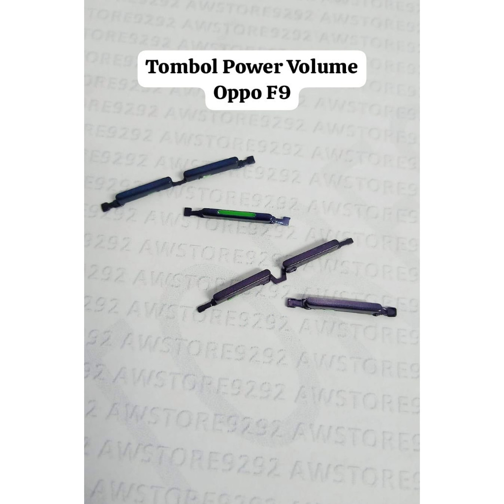 Tombol power on off dan volume luar Oppo F9