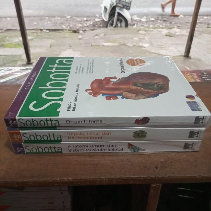 ATLAS ANATOMI Sobotta Edisi 25 Bahasa Indonesia dan Latin original