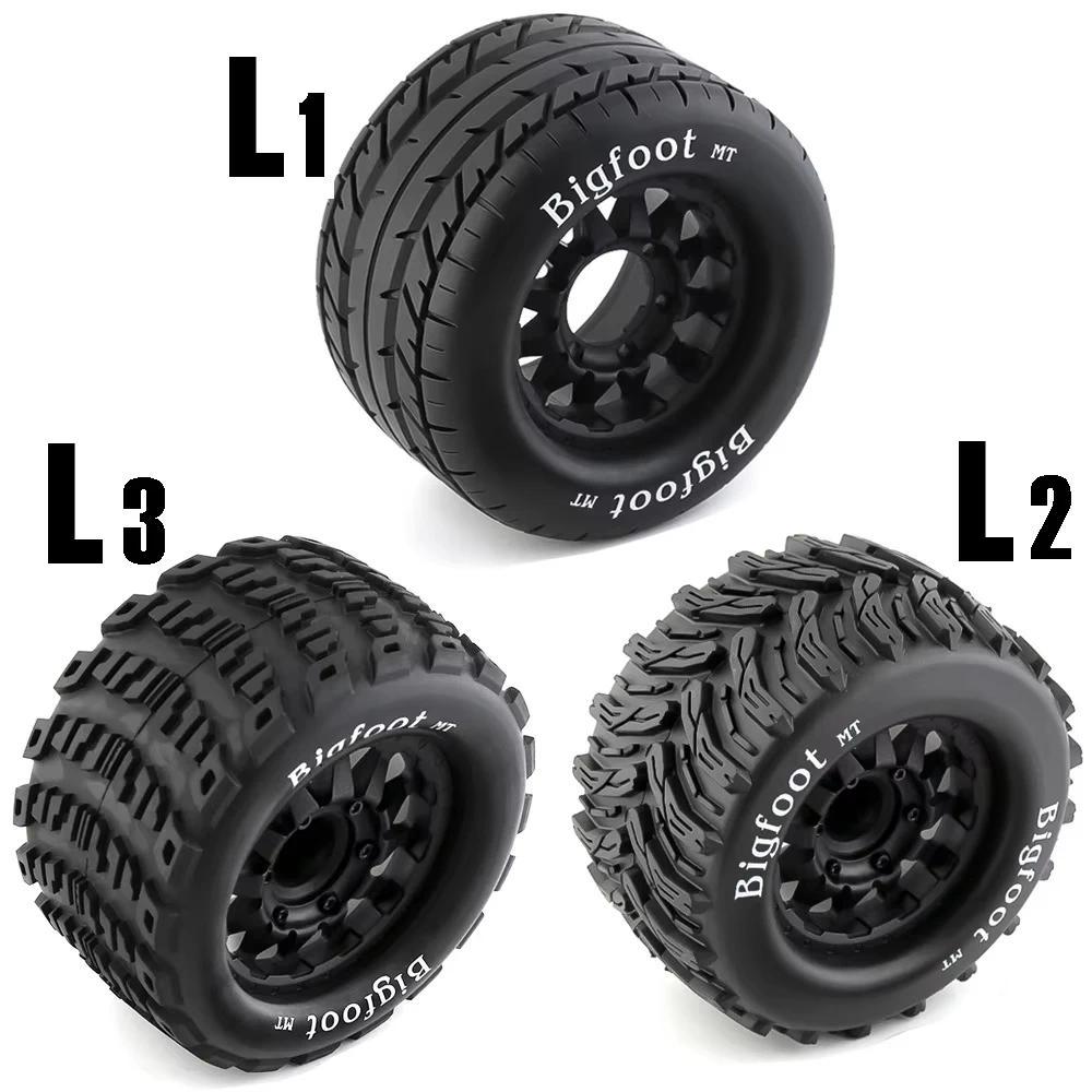 2PCS 12/14mm Tires Wheel Hub for RC Car 1/10 Monster Truck Off-road Traxxas TRX4 Axial SCX10 HPI HSP