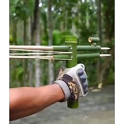 (MODEL 5) PANAH BAMBU TRADISIONAL, Cocok untuk Berburu Hama AKURAT
