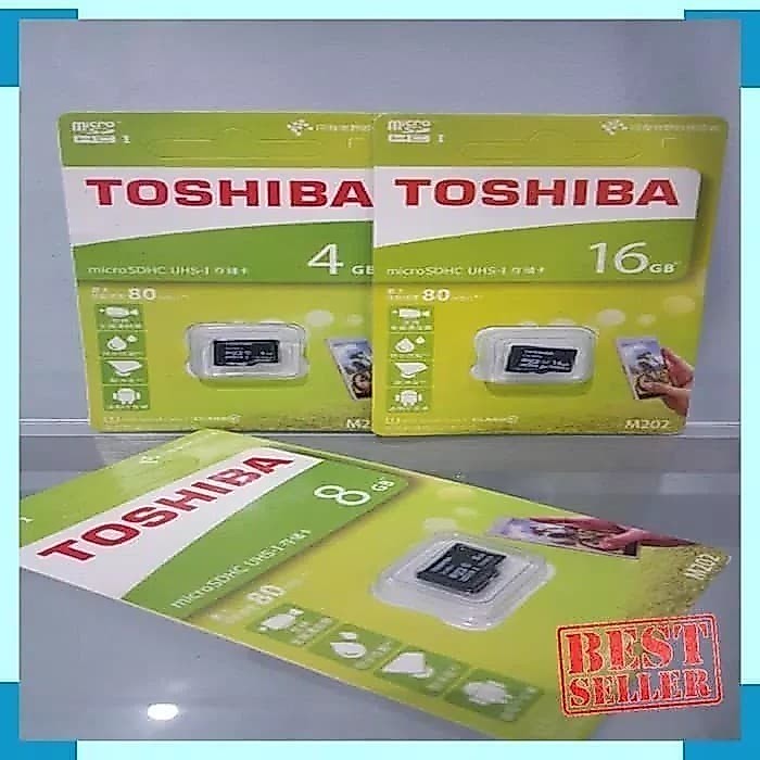 Memori Card Toshiba 2GB 4GB 8GB 16GB 32GB 64GB Micro SD card Memori Hp Toshiba de