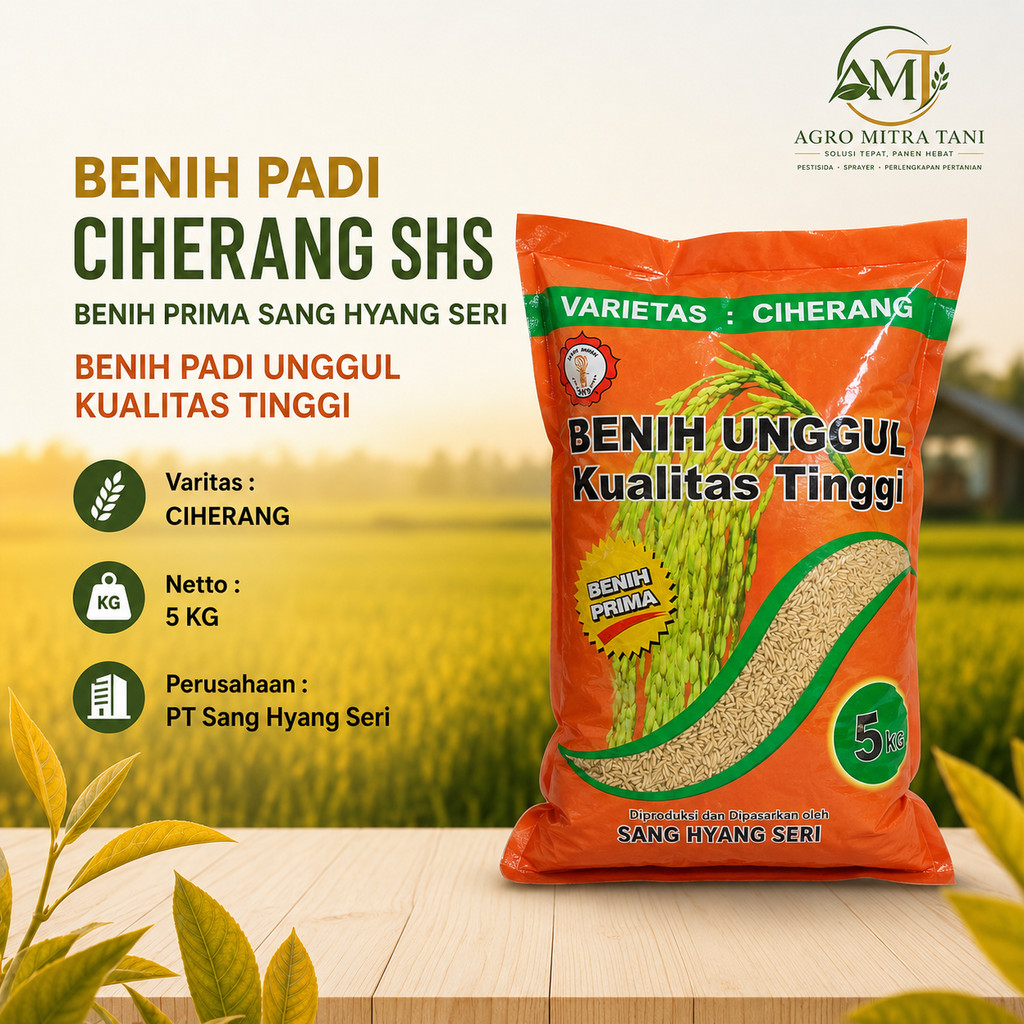 BENIH PADI CIHERANG SHS BENIH PRIMA SANG HYANG SERI BENIH PADI UNGGUL KUALITAS TINGGI