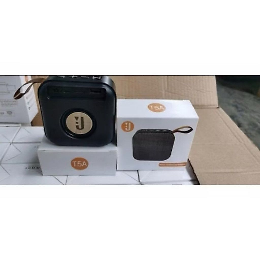 (GROSIRAN) Speaker Bluetooth T5A Subwoofer Portable Music Box Wireless Support Memory Aux FM Radio