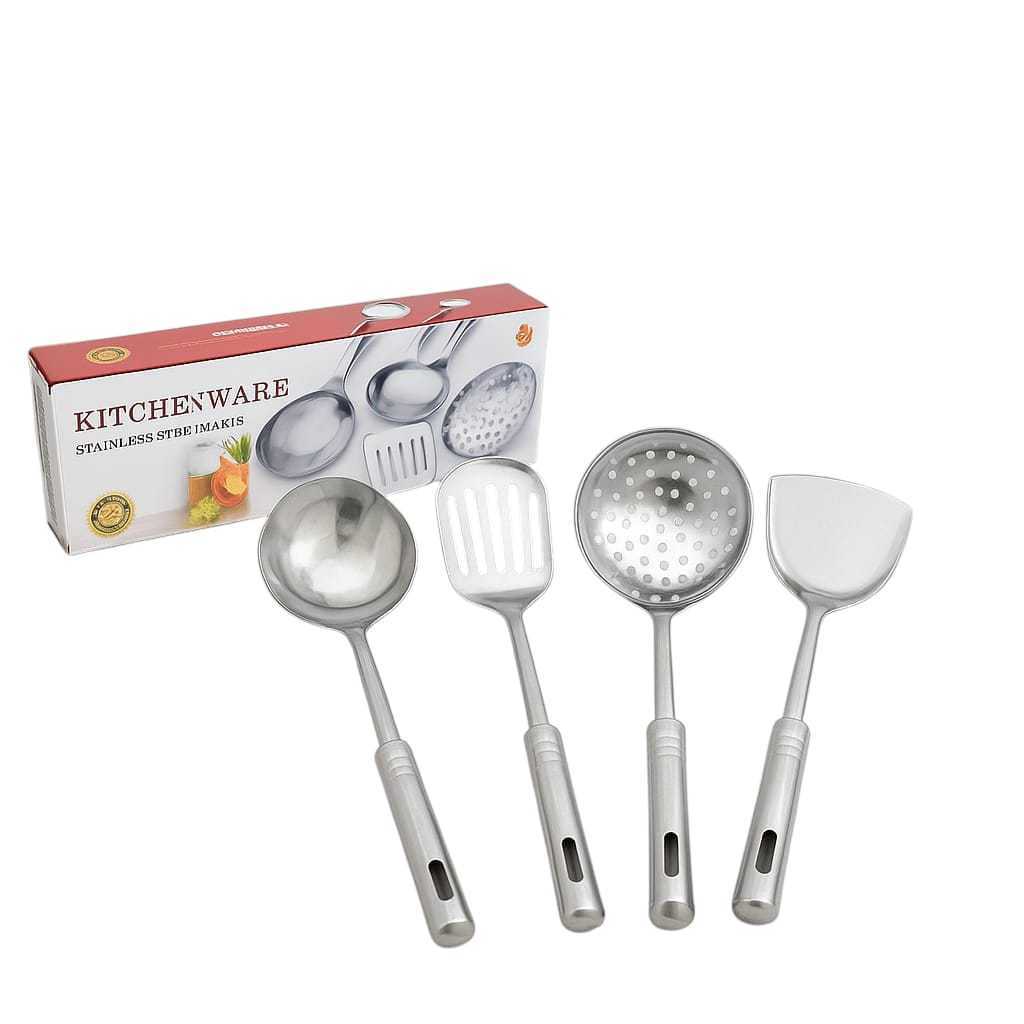Sutiil Set 4 in 1 Stainless Kitchenware/Sepatula Alat Masak