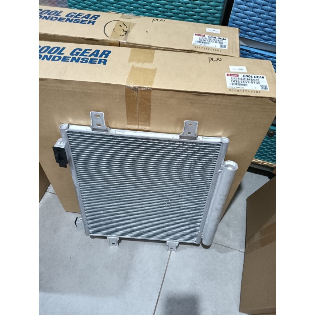 Kondensor Condensor AC Mobil Calya Sigra DENSO COOLGEAR Asli