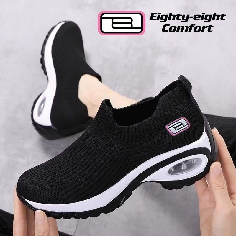 MKT TOP Sepatu Sneakers Wanita EIGHTY EIGHT COMFORT 2026  Kanvas Sepatu Wanita Rajut SLIPON , SW70