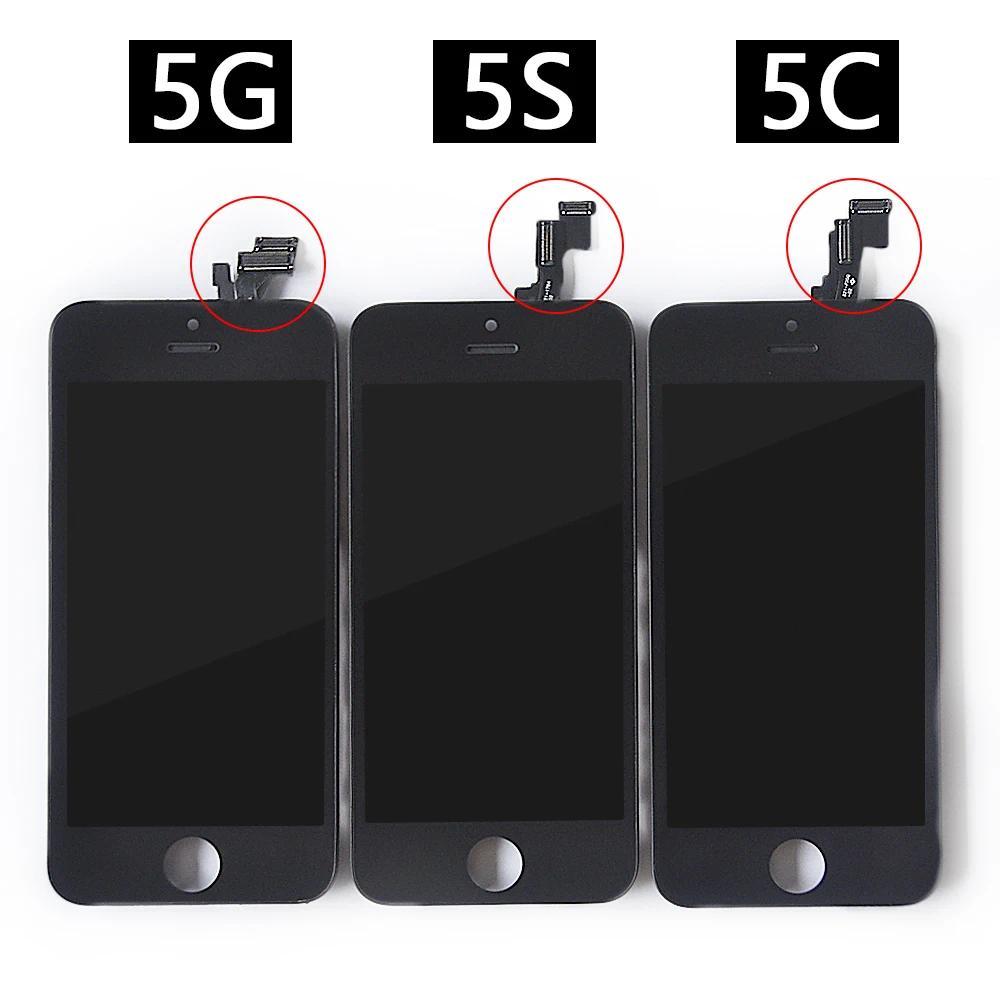 Grade AAA For iPhone 5s 5c 5 SE LCD splay Tou Screen gitizer Assembly Replacement For iPhone SE Scre