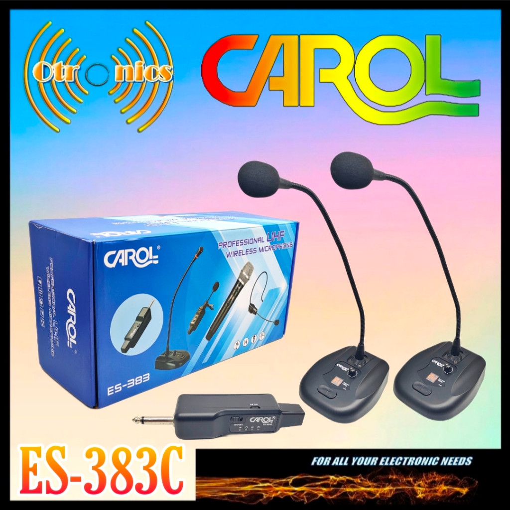 Mic Wireless Podium Carol ES383C Mic meja