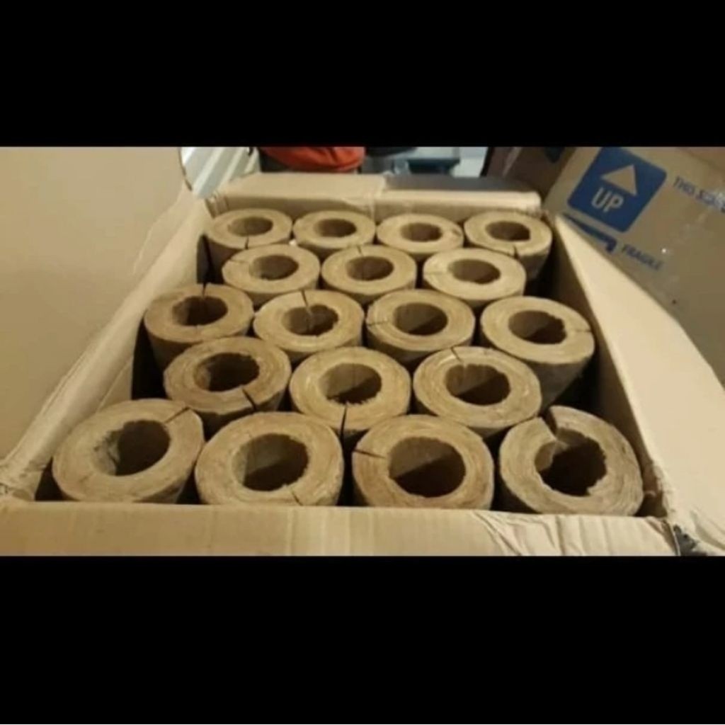 Pipa Rockwool Batangan / Rockwool Pipe Insulation 11/2 inch