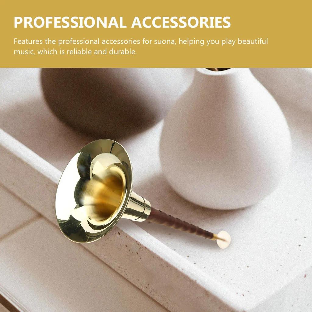 Professional Suona Horn Accessory Thickened Brass Material Suona trument Replacement Part for Repair