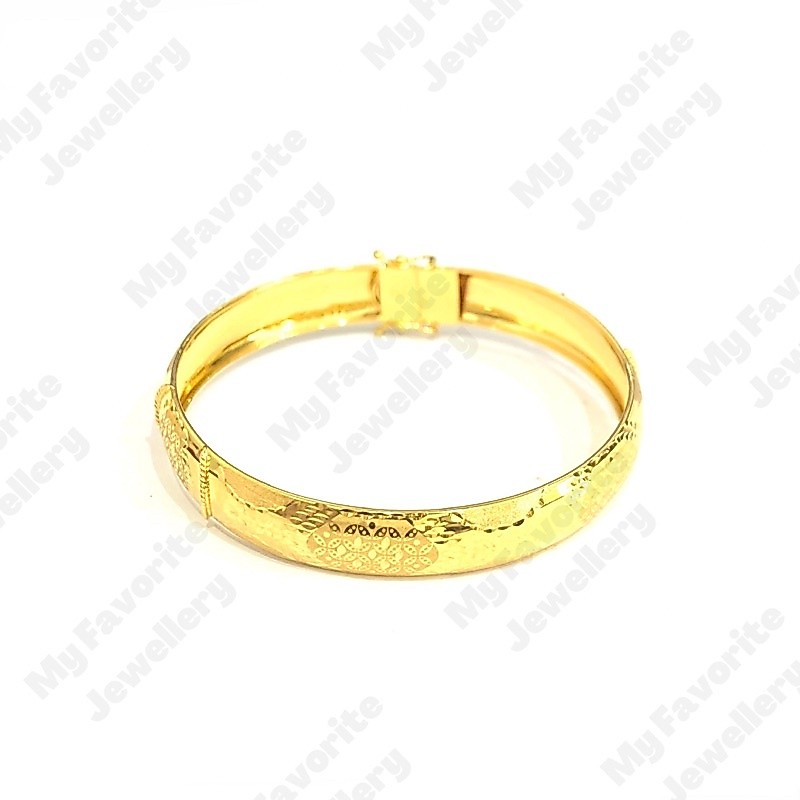 Gelang Bangkok Motif Gelang Emas Asli Kadar 700 dan 875