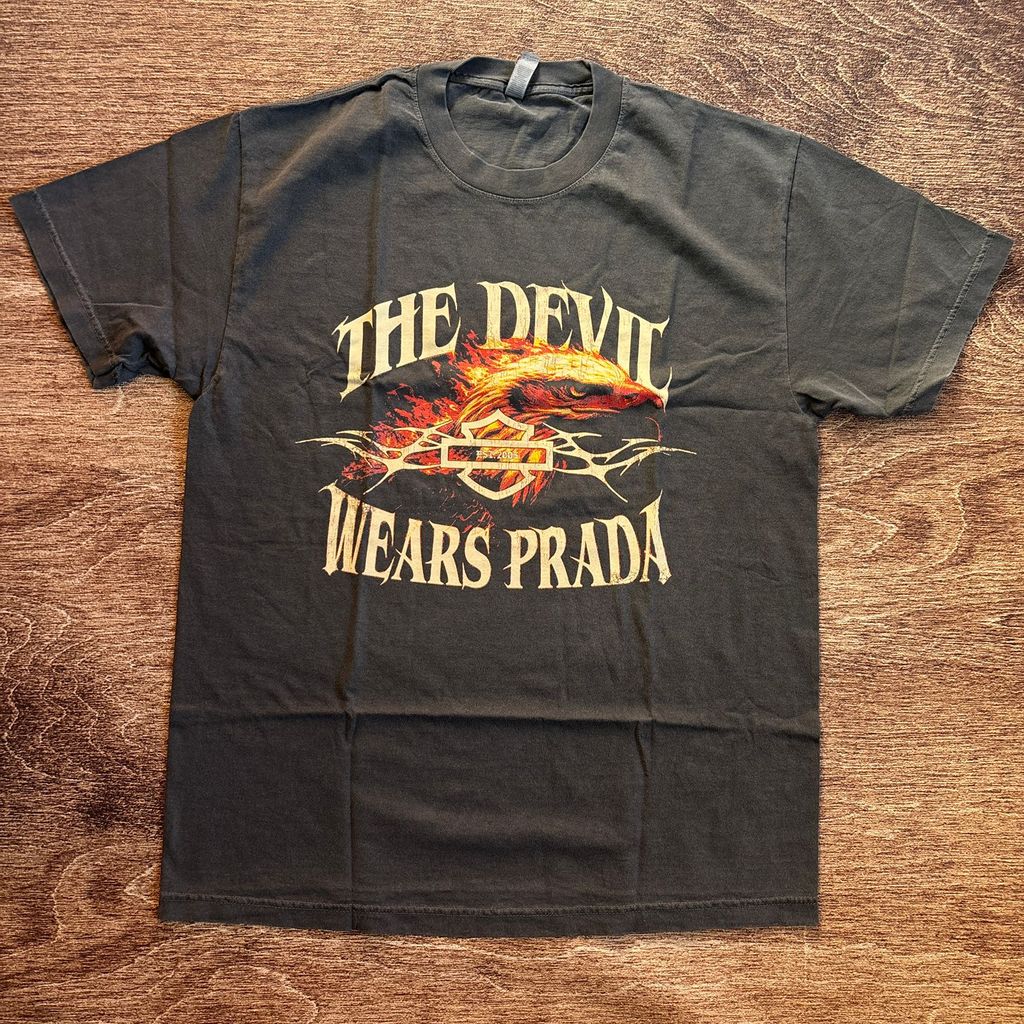 KAOS BAND OFFICIAL THE DEVIL WEARS PRADA HARLEY TSHIRT ORIGINAL MERCHANDISE