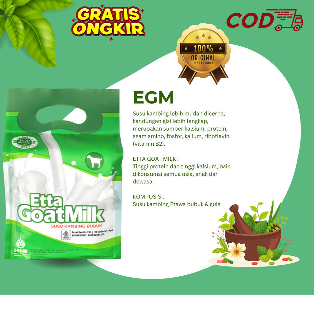 SUSU ETTA GOAT MILK   EGM   SUSU KAMBING ETTA