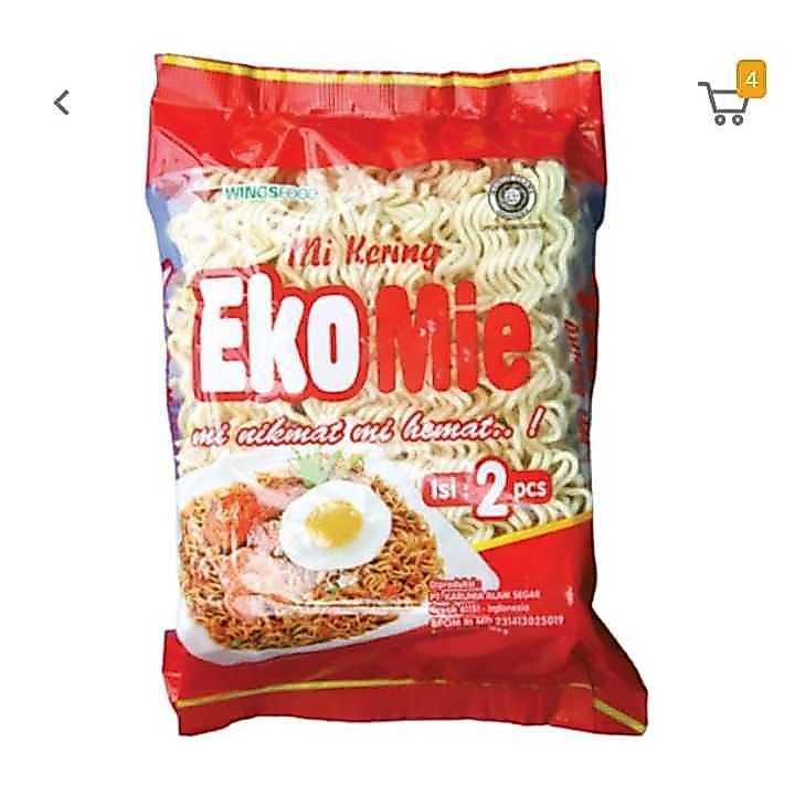 MIE KERING EKO MIE ISI 2 KEMASAN RENTENG