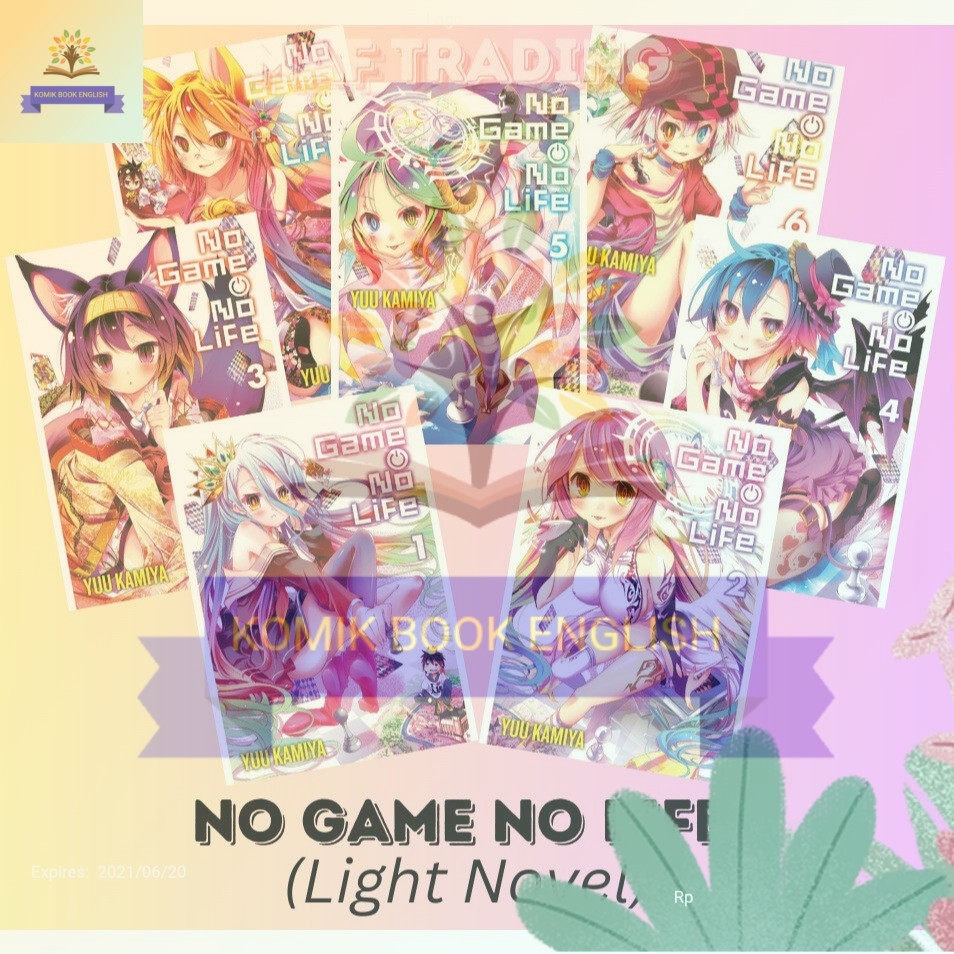 No game no life  Light novel Volume 1-12 (English)