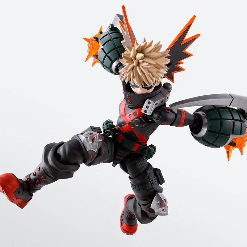 In Stock Bandai S.H.Figuarts SHF My Hero Academia Katsuki Bakugo Anime Action Fighter Finished Model