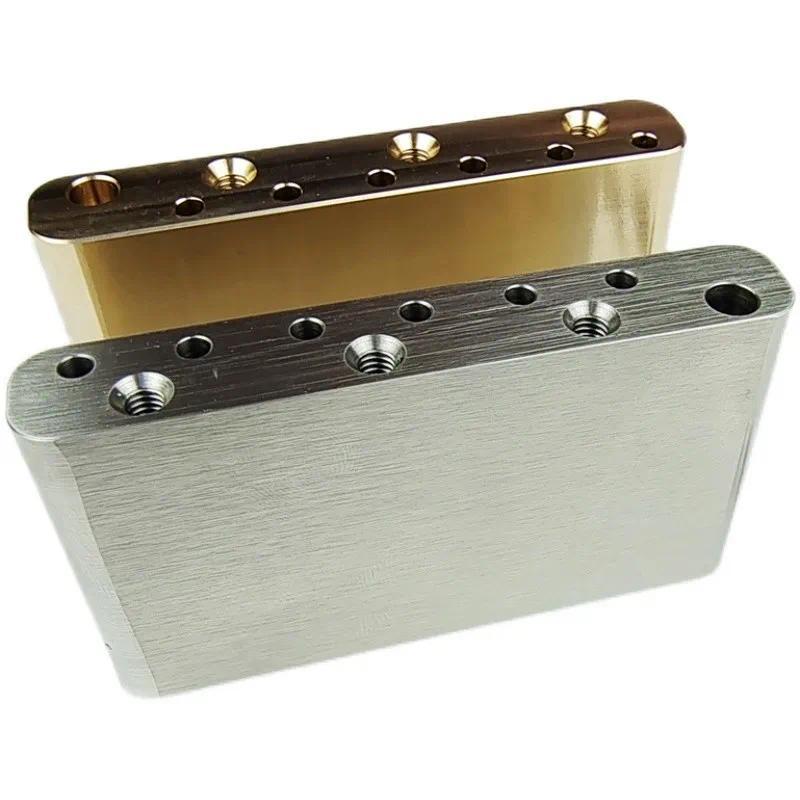 [Made in Japan] 1 Set Sistem Tremologi Gitar Listrik Jembatan Blok Stainless Steel Blok Kuningan unt