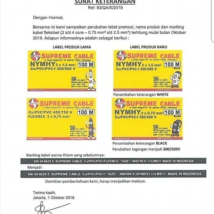 KABEL NYYHY SUPREME 2X0.75 SERABUT 2 X 0.75