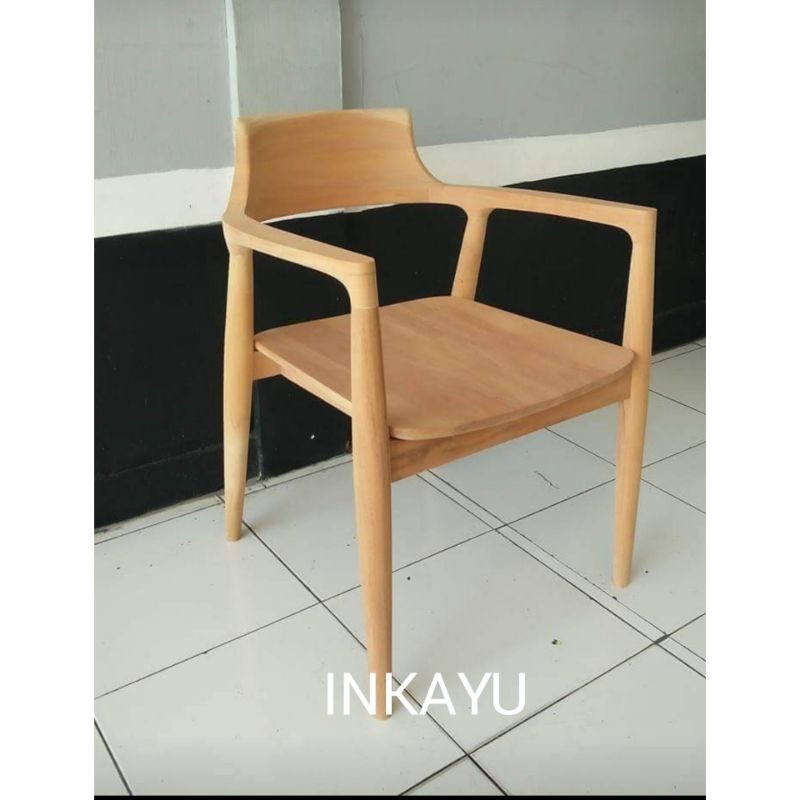 KURSI CAFE KAYU JATI MINIMALIS TIPE JEPANG | KURSI CAFE JEPANG KAYU JATI | KURSI CAFE TIPE KOREA KAY