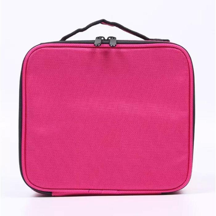 lv BeautyCase 25.5x23x9cm F118 - Tas Kosmetik Profesional dengan Desain Koper dan Slot Penyekat untu