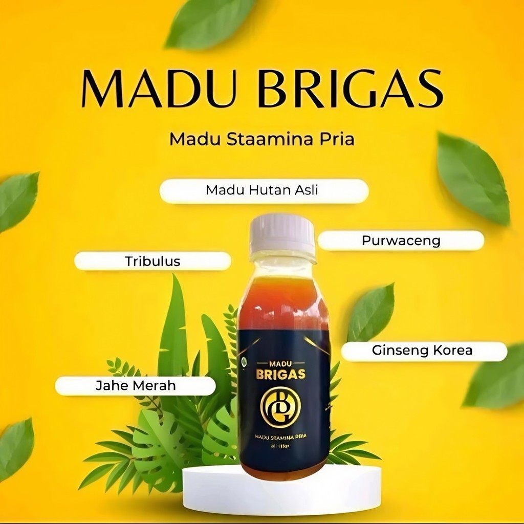MADU BRIGAS ASLI ORIGINAL MADU HERBAL STAMINA PRIA