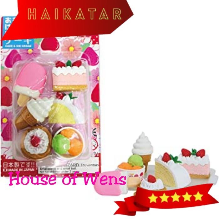 

IWAKO PUZZLE ERASER SET OMOKESHI SET 02 MADE IN JAPAN - PENGHAPUS SET