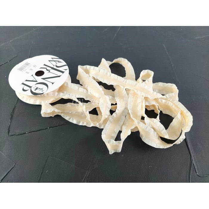 

Pita Pinggir Renda; Lebar 2.5 cm; Panjang 20 yard - Beige