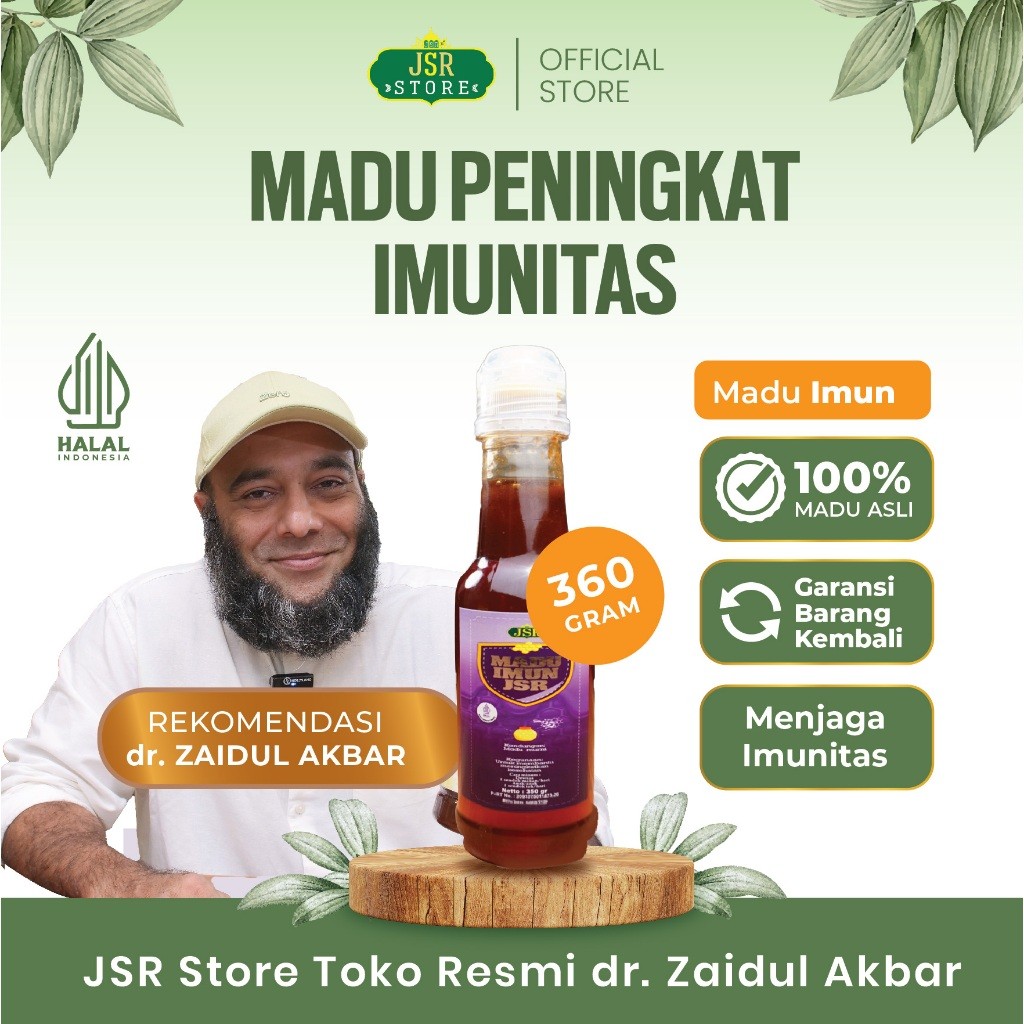 

MADU IMUN JSR 350gr Madu Imunitas by dr Zaidul Akbar